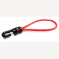 Spanrubber 5mm rood met 1 kunststof haak