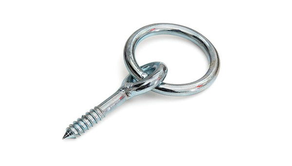 Galvanized wood thread mooring ring