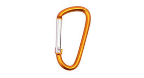 Aluminium sleutelhanger 46 mm ovaal