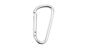 Aluminium sleutelhanger 55 mm ovaal