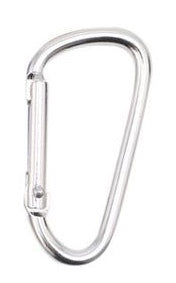 Aluminum key ring 55 mm oval