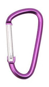 Aluminum key ring 56 mm oval