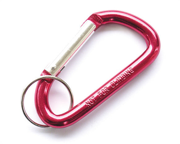 Aluminum key ring 80 mm with ring