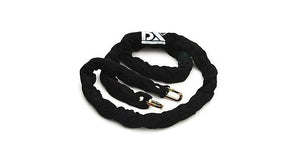 Anti-diefstalketting met zwarte nylon kous