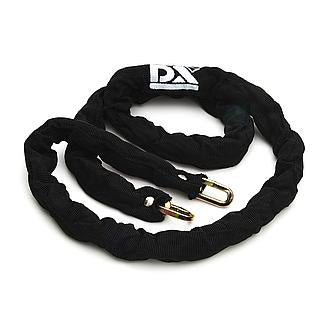 Anti-theft chain with black nylon stocking