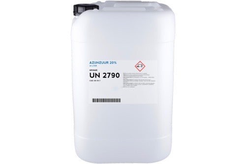 Acetic acid 20 percent 25 liters