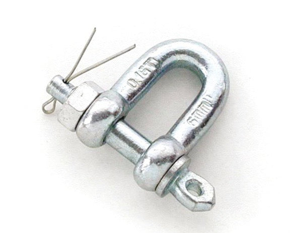 D-sluiting DIN 82101-C rechte vorm met splitpen