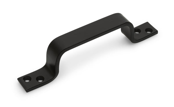 Door handle steel black