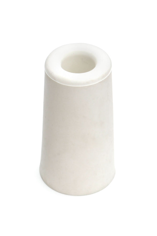 White rubber door stopper