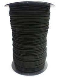 Elastisch koord op rol 1.5 mm zwart