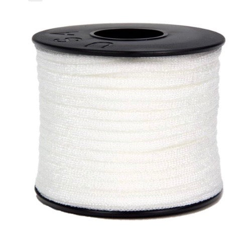 Elastisch koord op rol 3.8 mm wit
