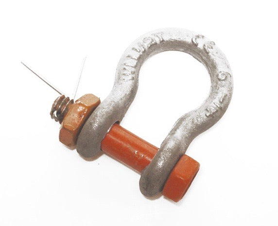 Certified split pin shackle
