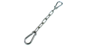 Kettingverlenging rvs 4 mm met karabijnhaken