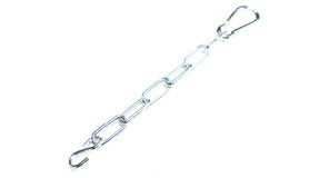 Galvanized chain extension with S-hook and snap hook