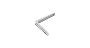 Plankdragers aluminium, wit gelakt