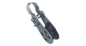 RVS katrol mm met borgpen en beugel