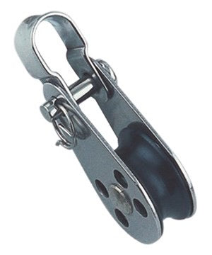 RVS katrol mm met borgpen en beugel