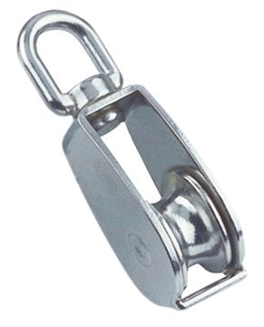 RVS katrollen met draaibare wartel