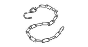 Stainless steel chain with S hook, length 10cm to 100cm