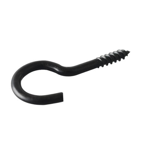 Black screw hooks