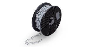 Sierketting lang 2,8 mm staal wit gelakt (per meter)