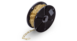Sierketting lang 2,8mm staal vermessingd per meter