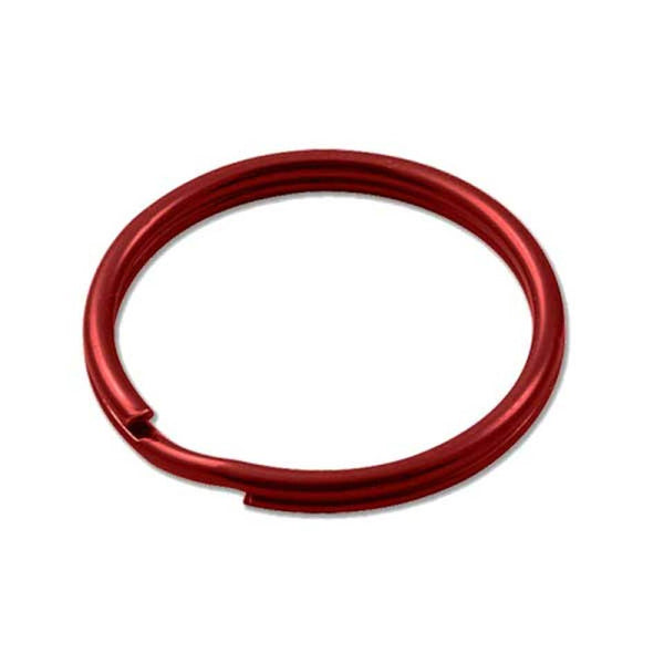 Sleutelringen rood