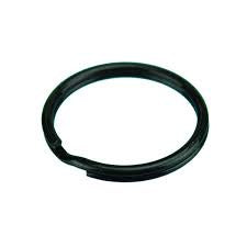 Sleutelringen zwart 25 mm