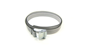Spanband grijs 18 mm met klemsluiting