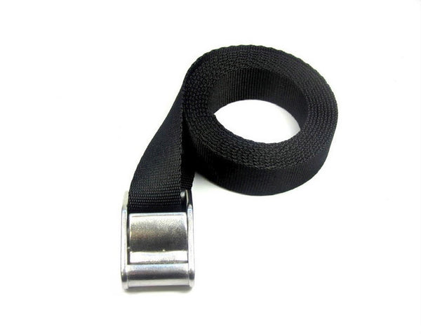 Spanbanden 25 mm met RVS klemsluiting