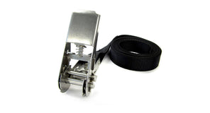 Spanbanden 25 mm met RVS ratel