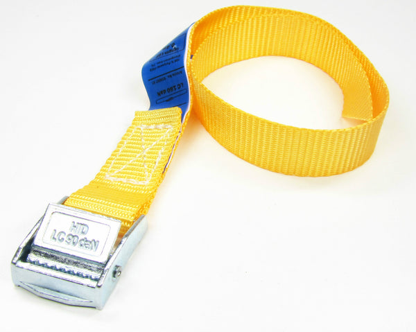Spanbanden oranje 20 mm met klemsluiting