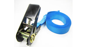 Spanbanden blauw met ratel