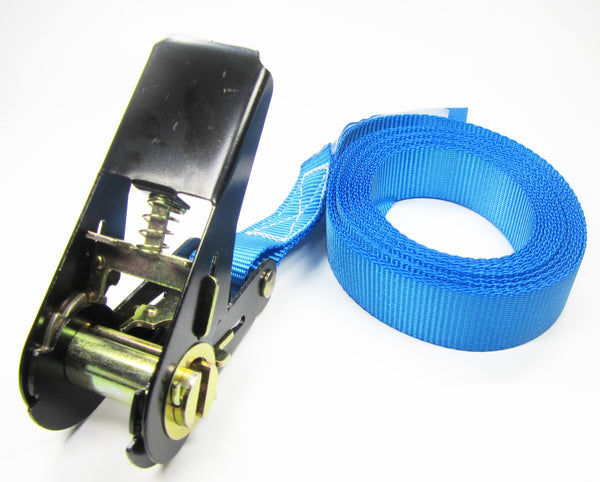 Spanbanden blauw met ratel