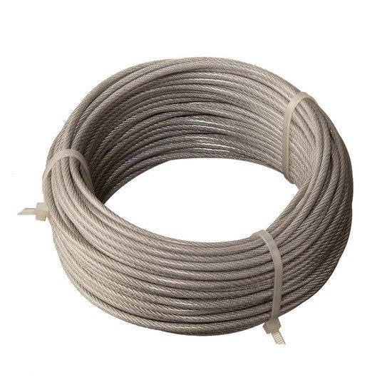 Staaldraad 2/3 mm geplastificeerd op rol