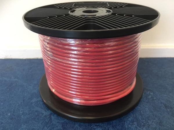 Staaldraad rood 6x7 met touwkern 2/3 mm