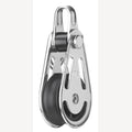RVS Sprenger blok 8mm met glijlager, A2/kunststof met beugel, 1 Stuk
