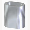 Persklem aluminium,  aluminium 2mm, 500 Stuk