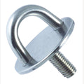Eye plate round with thread, A2 50mm, bracket 8x20mm, M10x25mm, 10 Pieces