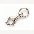 Musketonhaak chroom wervel ovaal 16 mm extra lang