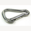 stainless steel pear-shaped carabiner hook 90 mm