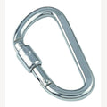 Carabiner with spring lock, A4 8x80mm, 10 pieces