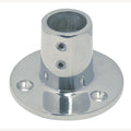 Armrest base with round base plate, 90°, A4 71.0 mm, for tube 25 mm, 1 Piece