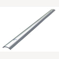 RVS Plint, halfrond, hol, gepolijst en geboord, A4 32x8mm (3m), 3 Stuk