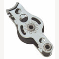 RVS Sprenger Micro XS blok met kogellagers, A2/kunststof touw max. 6 mm, met beugel, hondsvot, 1 Stuk