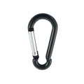 aluminum carabiner, aluminum 5x50mm black, 10 pieces