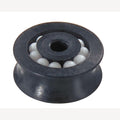RVS Sprenger kabelkatrol met kogellagers, Kunststof voor touw 8mm, boring 5mm, 5 Stuk