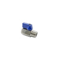 Mini ball valve, internal and external thread, A4/Plastic 1/2