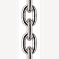 Round steel chain with short links, similar to DIN 766, A4L 8mm (1m) Made in Germany, colored, polished, 1 Piece