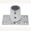 Armrest base with rectangular base plate, 90°, A4 81x48mm, for tube 25mm, 1 Piece